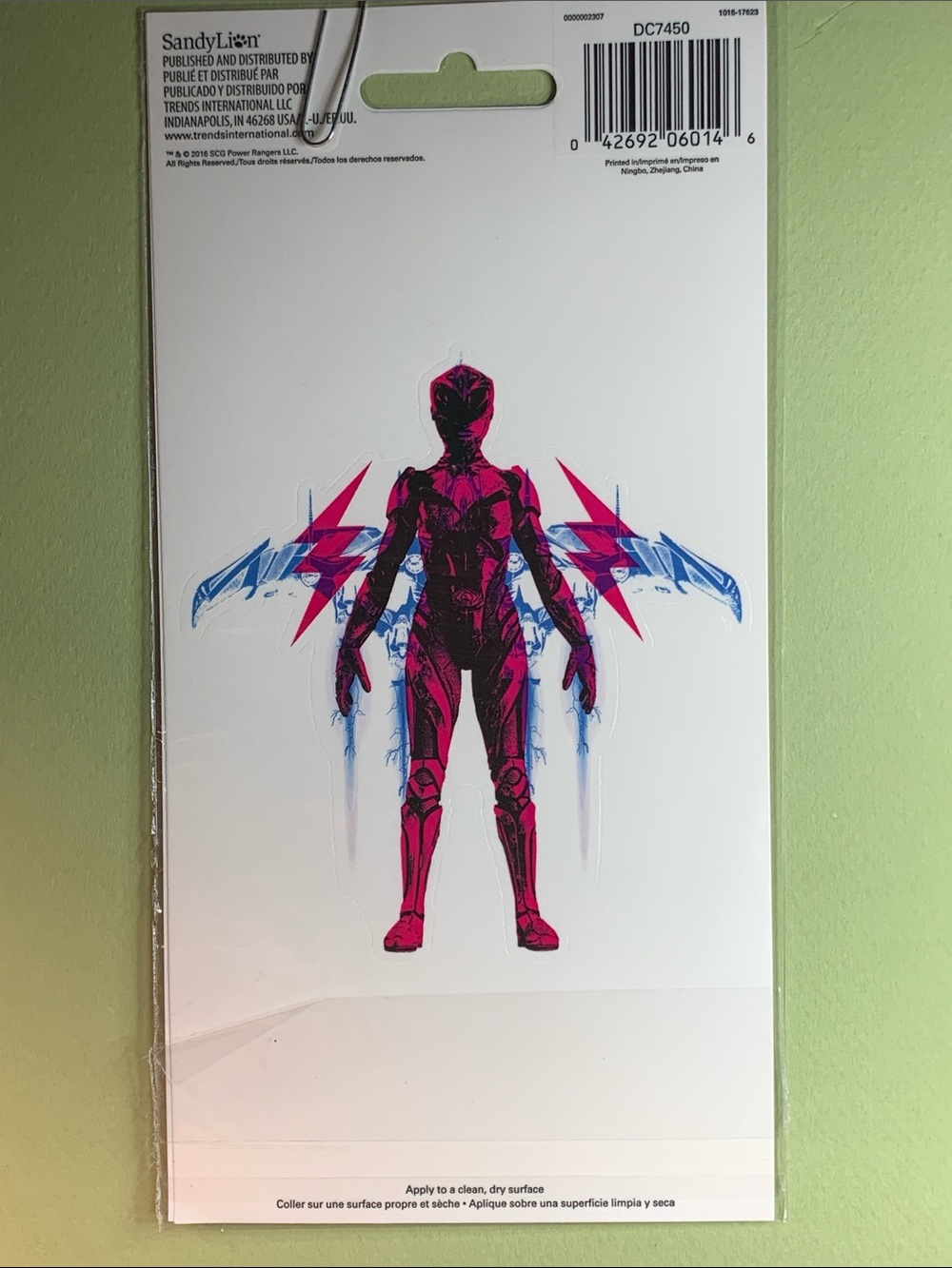 Power Ranger Pink and Blue Decal Sticker - Picture 2 of 3